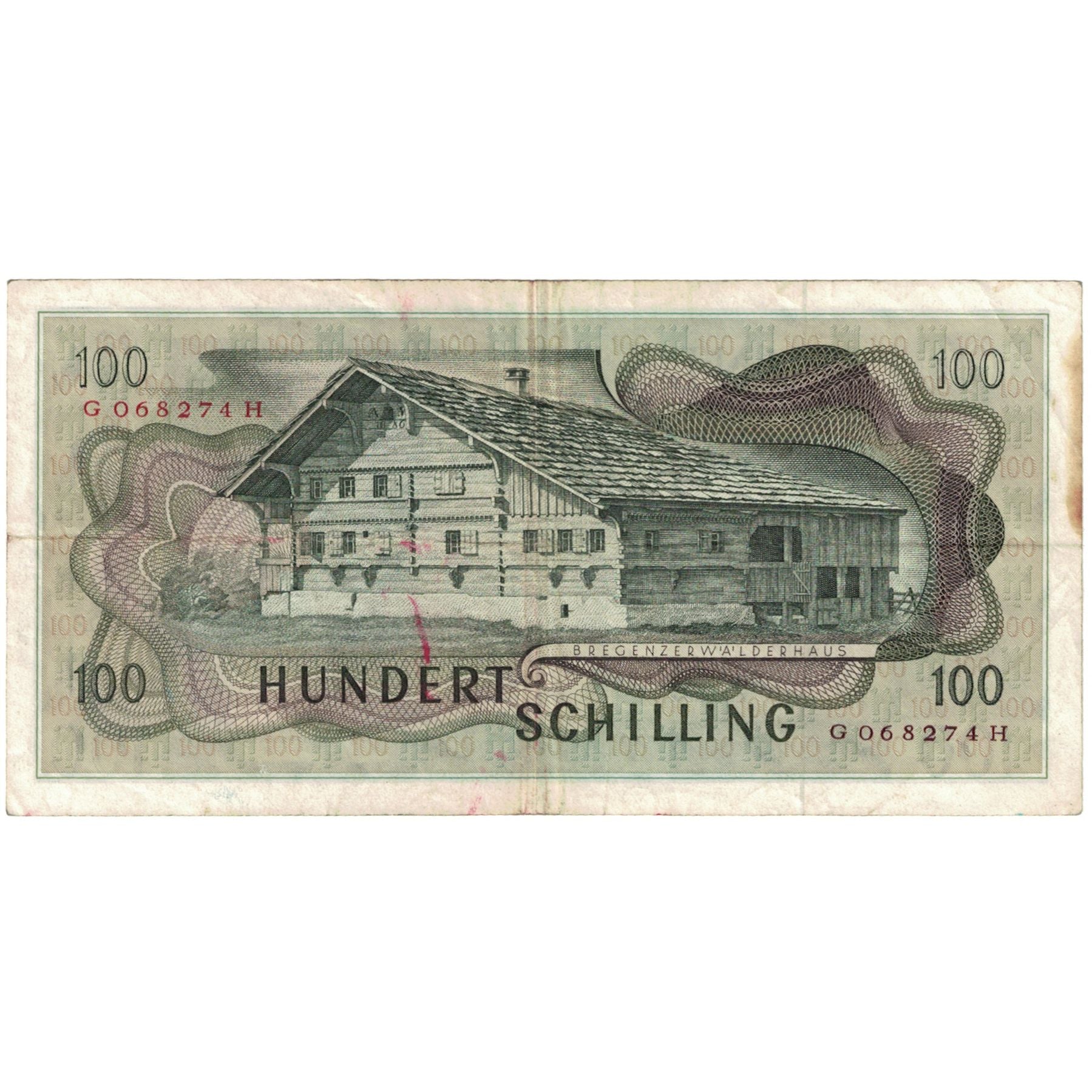 Banknote, Austria, 100 Schilling, 1969, 1969-01-02, KM:146a, VF(30-35)