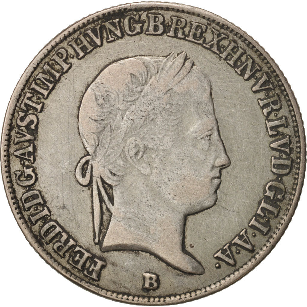 Hungary, Ferdinand V, 20 Krajczar, 1841, Kremnitz, EF(40-45), Silver, KM:422
