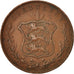 Guernsey, 8 Doubles, 1834, EF(40-45), Copper, KM:3