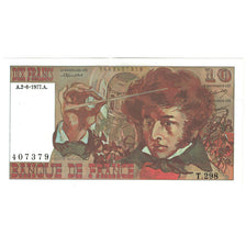 França, 10 Francs, Berlioz, 1977, 407379 T.298, UNC(63), Fayette:63.22, KM:150c