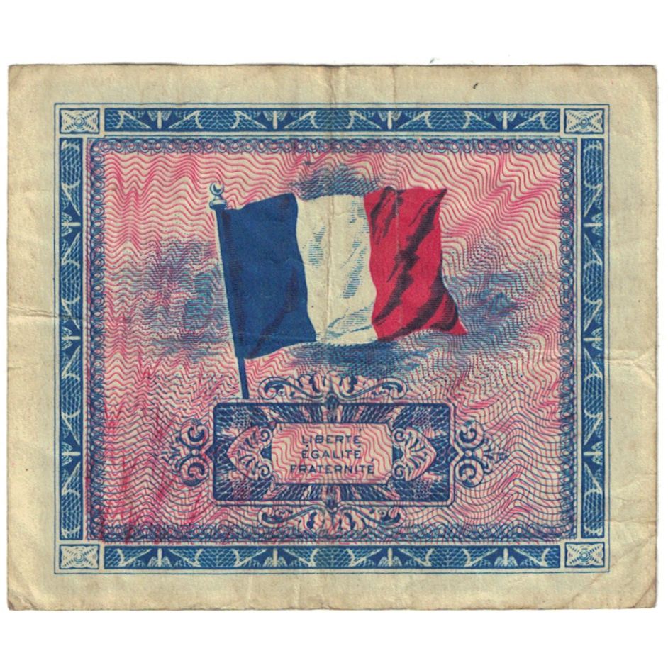 Frankreich, 2 Francs, Flag/France, 1944, 34492601, S, Fayette:16.02, KM:114a
