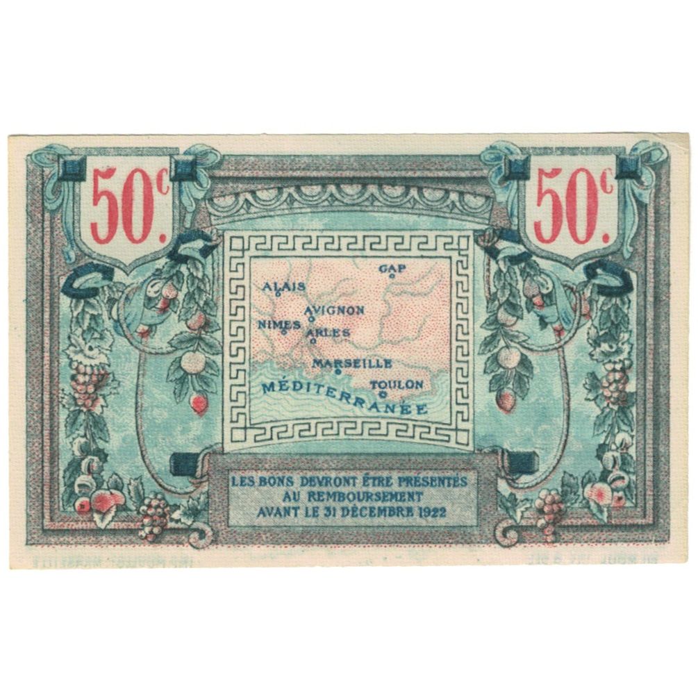 França, Région Provençale, 50 Centimes, Chambre de commerce / Région