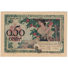 France, Nice, 50 Centimes, 1920, AU(55-58), Pirot:91-9