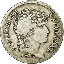 Münze, Italien Staaten, NAPLES, Joachim Murat, 2 Lire, 1813, S, Silber, KM:258
