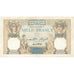 Francja, 1000 Francs, Cérès et Mercure, A.2964 458, EF(40-45), Fayette:37.10