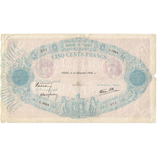 Francia, 500 Francs, 1939, L.3864 571, B, Fayette:31.52, KM:88c