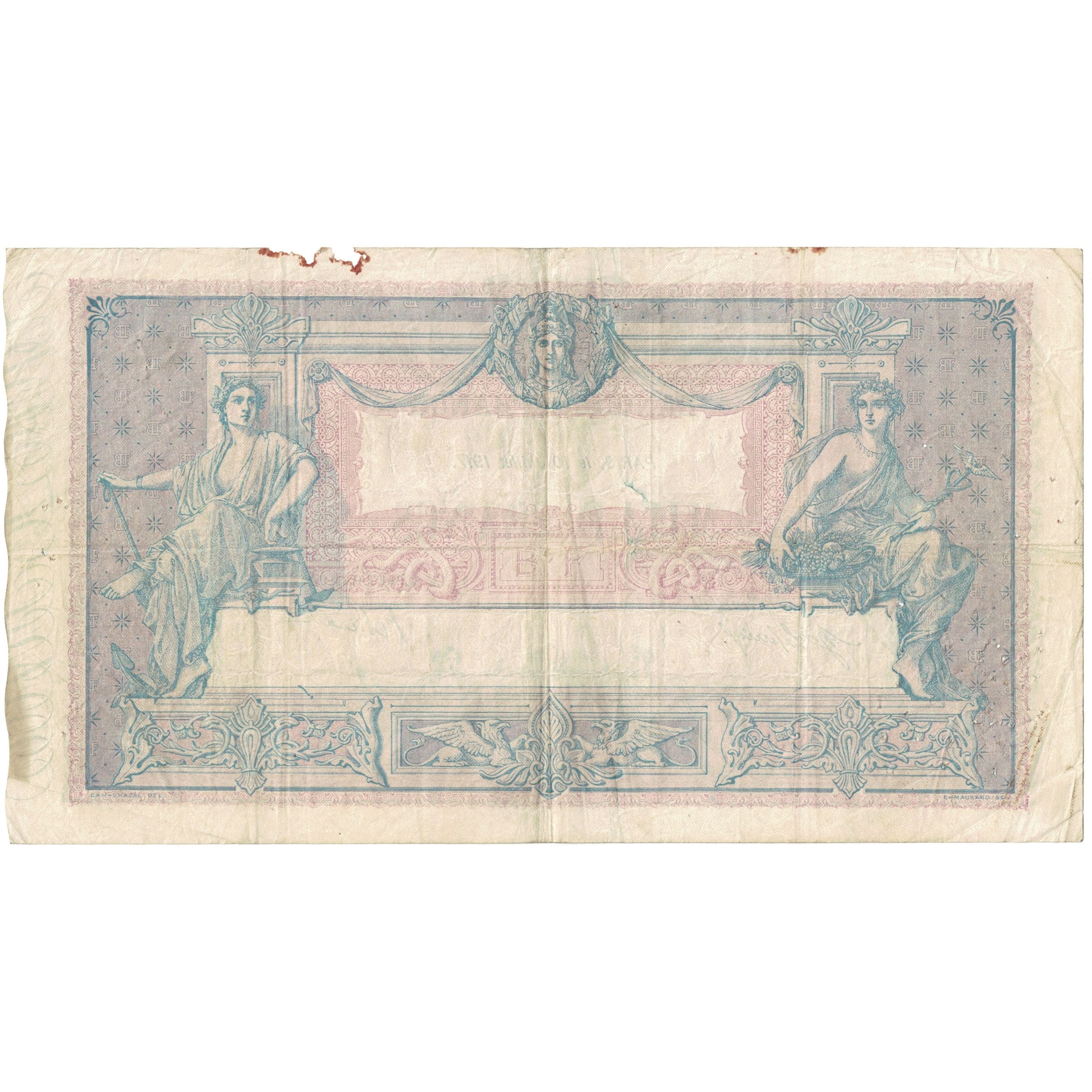 Francia, 1000 Francs, 1917, N.1083 683, RC, Fayette:36.31, KM:67g