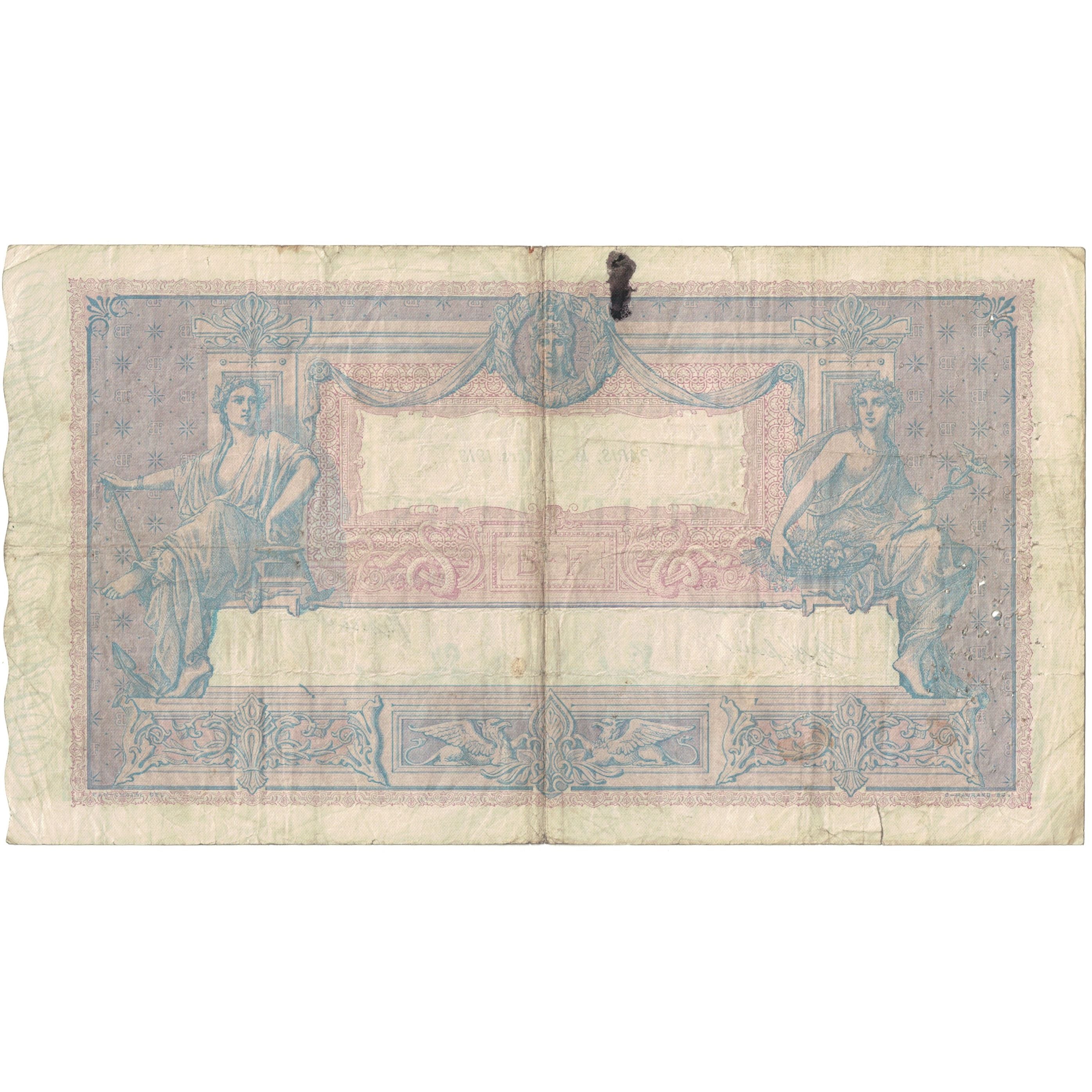 France, 1000 Francs, 1913, Y.819 841, B, Fayette:36.27, KM:67g
