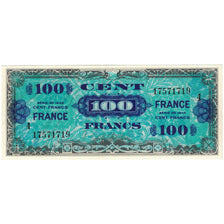 France, 100 Francs, 1944, 17571719, SUP+, Fayette:VF25.02, KM:123b