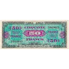 France, 50 Francs, 1945 Verso France, 1944, 24010013, EF(40-45), KM:117a