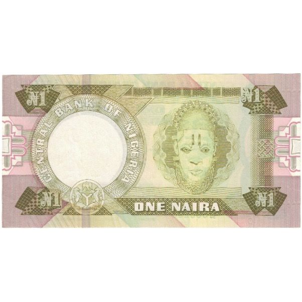 Billete, 1 Naira, Nigeria, KM:23a, UNC