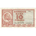 Banconote, Norvegia, 10 Kroner, 1962, KM:31f, BB