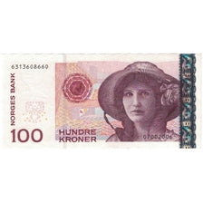 Biljet, Noorwegen, 100 Kroner, 1995, KM:47a, SUP+