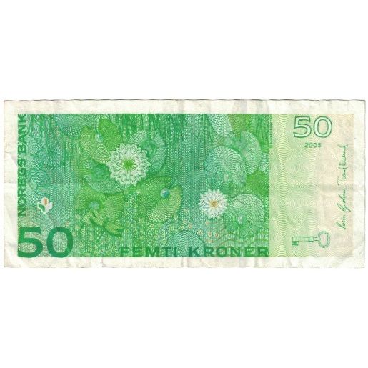 Banknote, Norway, 50 Kroner, 2005, 2005, KM:46c, EF(40-45)