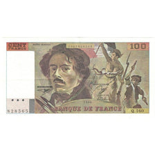 Francia, 100 Francs, Delacroix, 1990, 828565 Q.160, FDS, Fayette:69 bis 2.b
