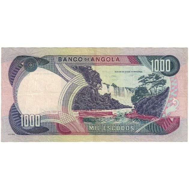 Billete, 1000 Escudos, 1972, Angola, 1972-11-24, KM:103, MBC