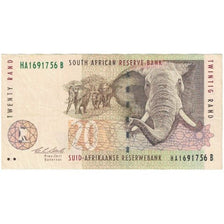 Nota, África do Sul, 20 Rand, KM:124b, EF(40-45)