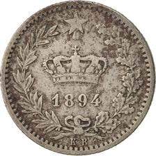 Italy, Umberto I, 20 Centesimi, 1894, Berlin, EF(40-45), Copper-nickel, KM:28.1