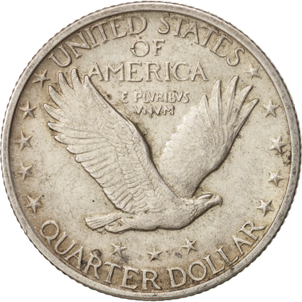Stati Uniti, Standing Liberty Quarter, 1918, U.S. Mint, Philadelphia, KM 145