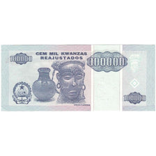 Billet, Angola, 100,000 Kwanzas Reajustados, 1995-05-01, KM:139, NEUF