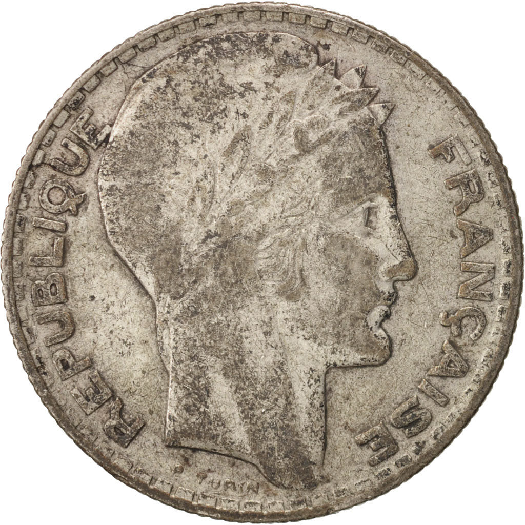 France, Turin, 10 Francs, 1930, Paris, TB+, Argent, KM:878, Gadoury:801