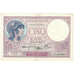 França, 5 Francs, Violet, 153 H.65568, EF(40-45), Fayette:4.14, KM:83