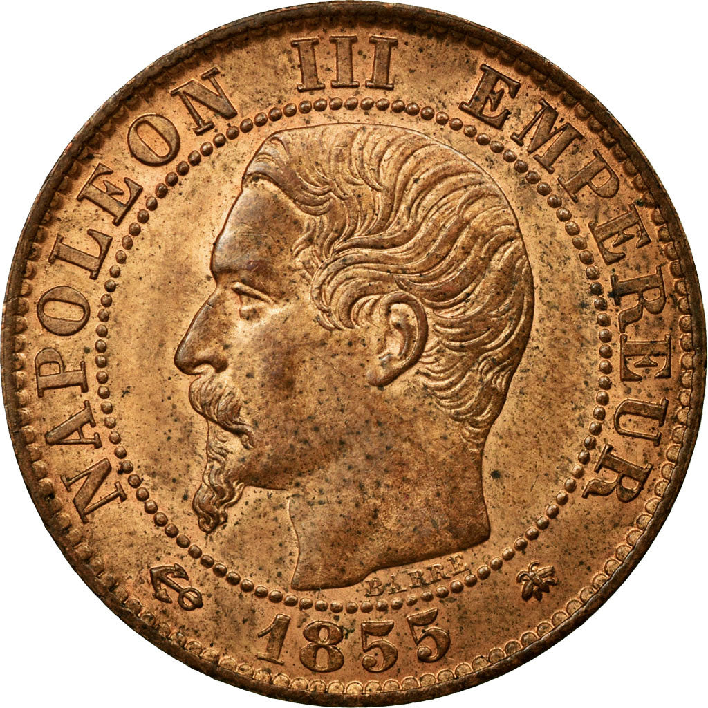 Coin, France, Napoleon III, Napoléon III, 5 Centimes, 1855, Strasbourg