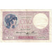 Francia, 5 Francs, Violet, 1939, O.62778, MB+, Fayette:04.09, KM:83