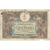 France, 100 Francs, Luc Olivier Merson, 1909, N.1061, VG(8-10), Fayette:23.01