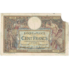 France, 100 Francs, Luc Olivier Merson, 1912, S.1615 110, AG(1-3)