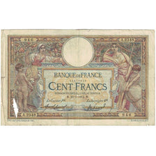 Frankreich, 100 Francs, Luc Olivier Merson, 1914, A.2348, GE, Fayette:23.6