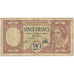 Banknote, New Caledonia, 20 Francs, Undated (1929), KM:37b, VF(20-25)