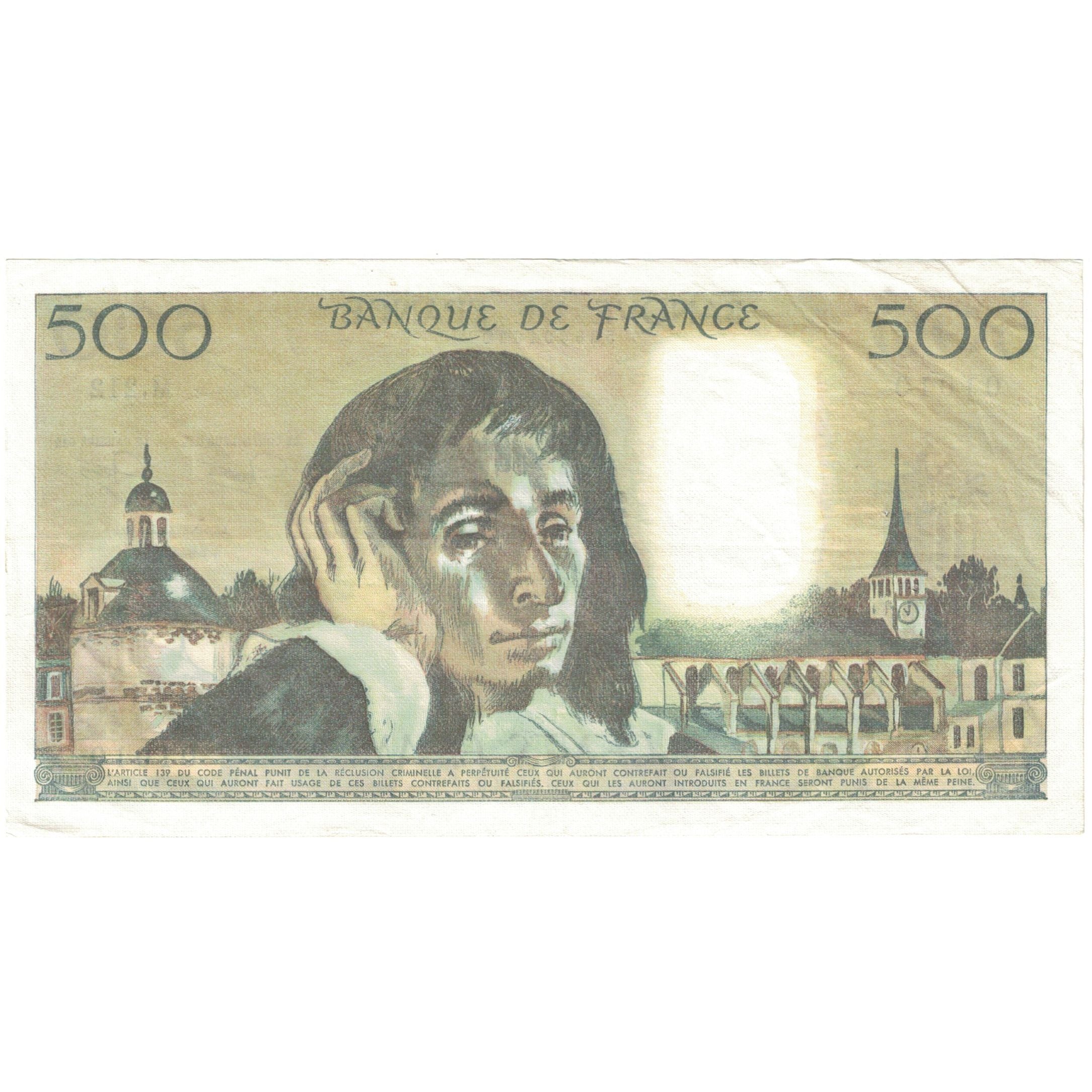 França, 500 Francs, 1984, M.212, EF(40-45), Fayette:71.31, KM:156e