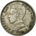 Coin, Spain, Alfonso XIII, Peseta, 1904, EF(40-45), Silver, KM:721