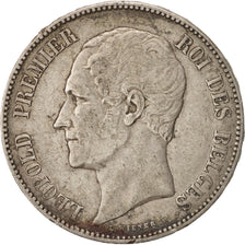 Belgium, Leopold I, 5 Francs, 5 Frank, 1851, EF(40-45), Silver, KM:17