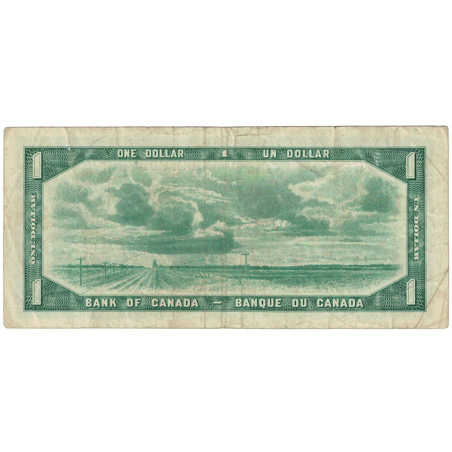 Billet, Canada, 1 Dollar, 1954, KM:66b, TB+