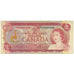 Billete, 2 Dollars, 1974, Canadá, KM:86a, MBC
