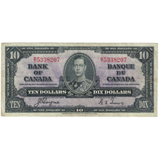 Billet, Canada, 10 Dollars, 1937, 1937-01-02, KM:61c, TTB