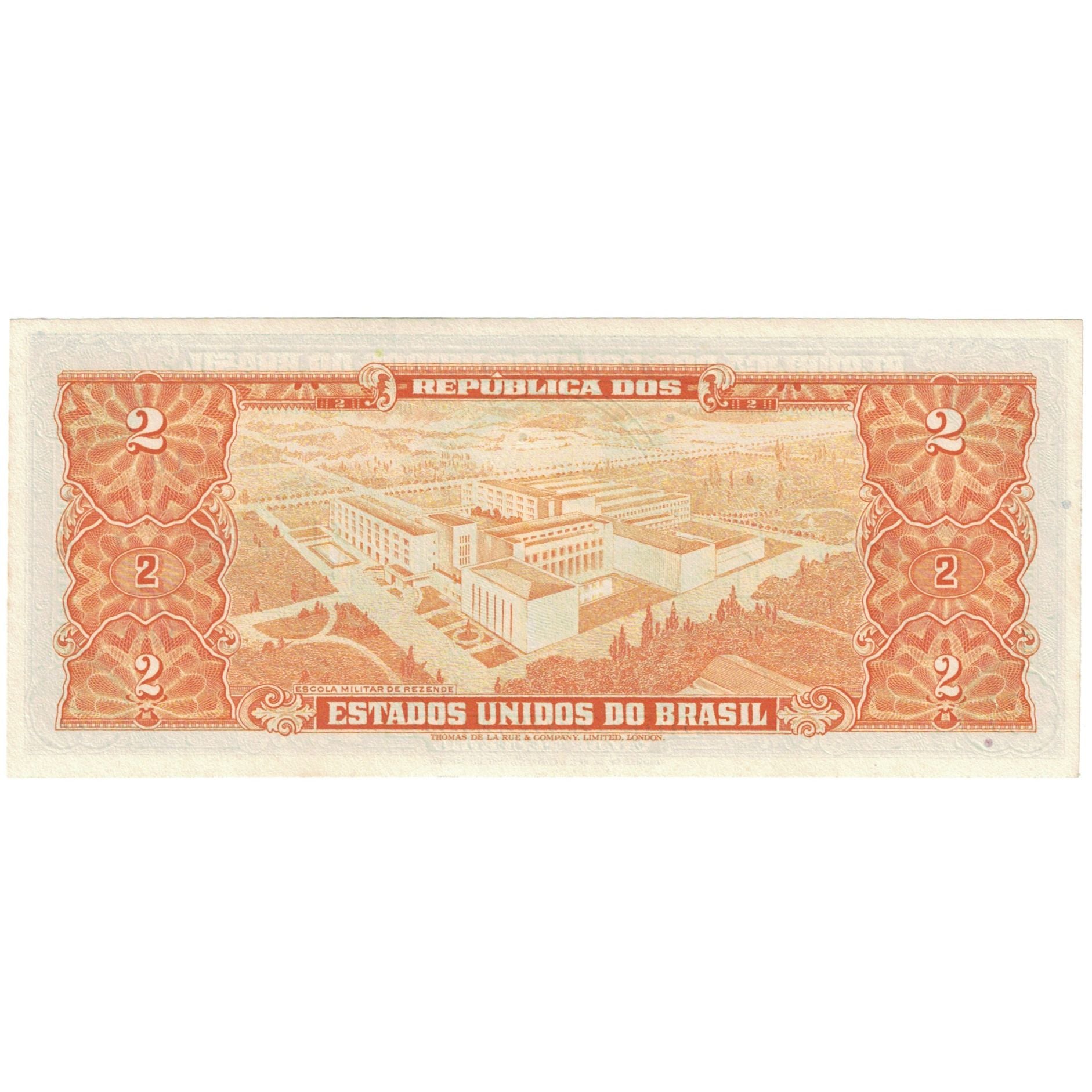 Banknote, Brazil, 2 Cruzeiros, Undated (1956-58), KM:157Ab, EF(40-45)