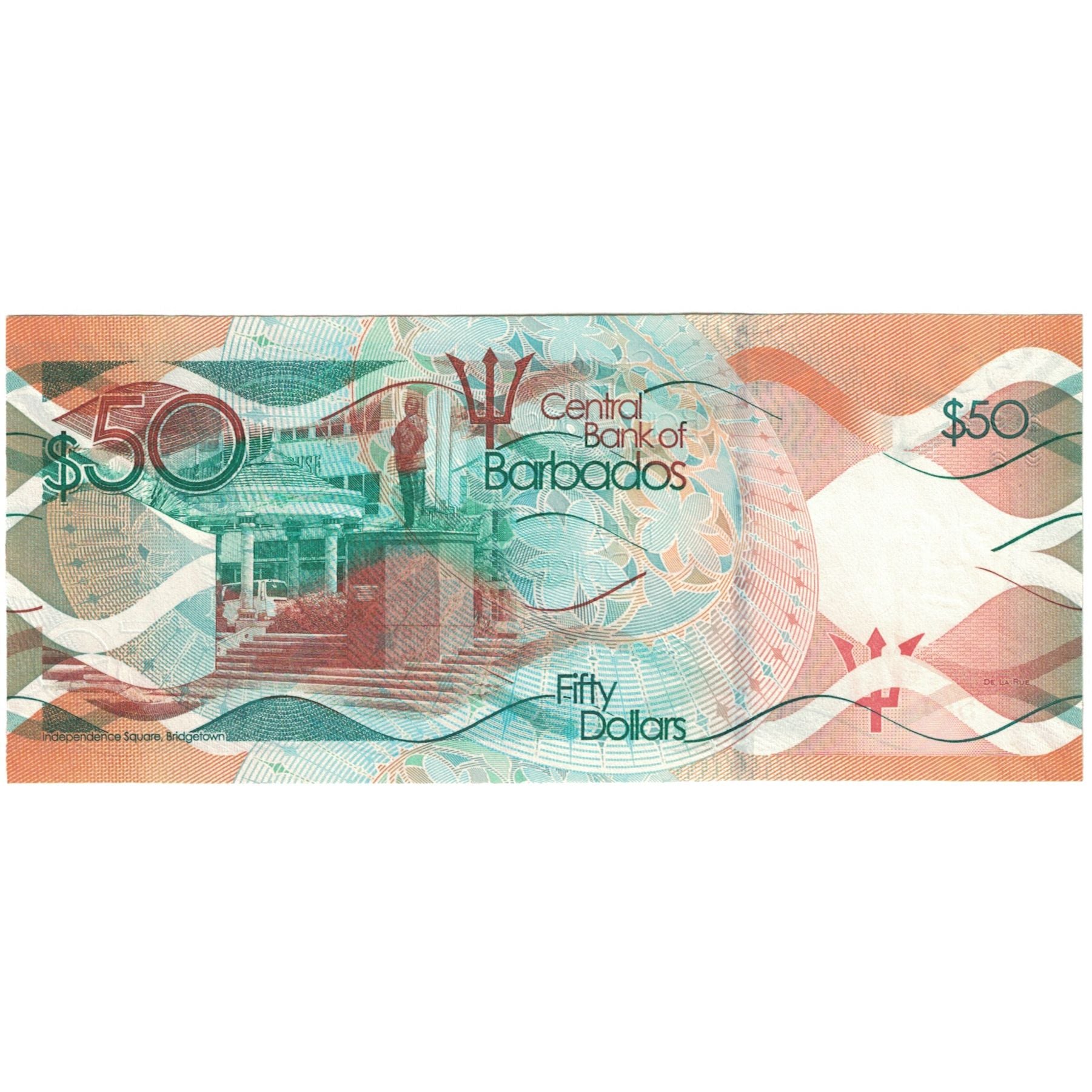 Billete, 50 Dollars, 2013, Barbados, 2013-05-02, KM:77, EBC