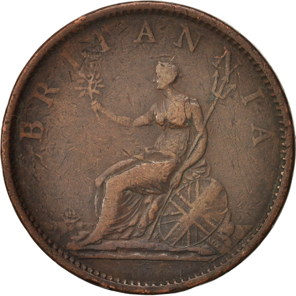Great Britain, George III, Penny, 1806, EF(40-45), Copper, KM:663