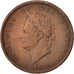 Gran Bretaña, George IV, Penny, 1826, MBC, Cobre, KM:693