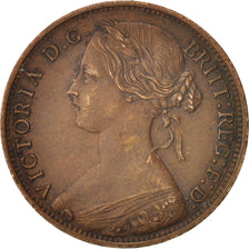 Great Britain, Victoria, Penny, 1861, EF(40-45), Bronze, KM:749.2