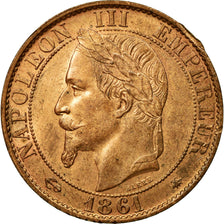 Monnaie, France, Napoleon III, Napoléon III, 5 Centimes, 1861, Strasbourg