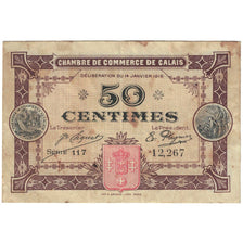 France, Calais, 50 Centimes, 1916, VG(8-10), Pirot:36-21