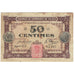 France, Calais, 50 Centimes, 1916, VG(8-10), Pirot:36-21