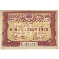 France, Le Tréport, 50 Centimes, 1916, AU(55-58), Pirot:71-28