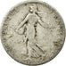Coin, France, Semeuse, 50 Centimes, 1908, Paris, VF(20-25), Silver, KM:854