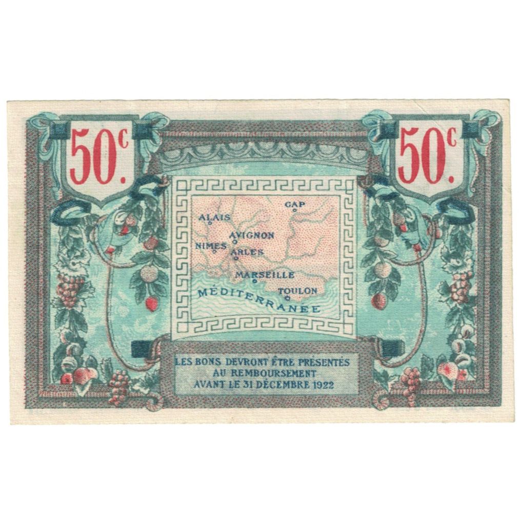 France, Région Provençale, 50 Centimes, Chambre de commerce / Région