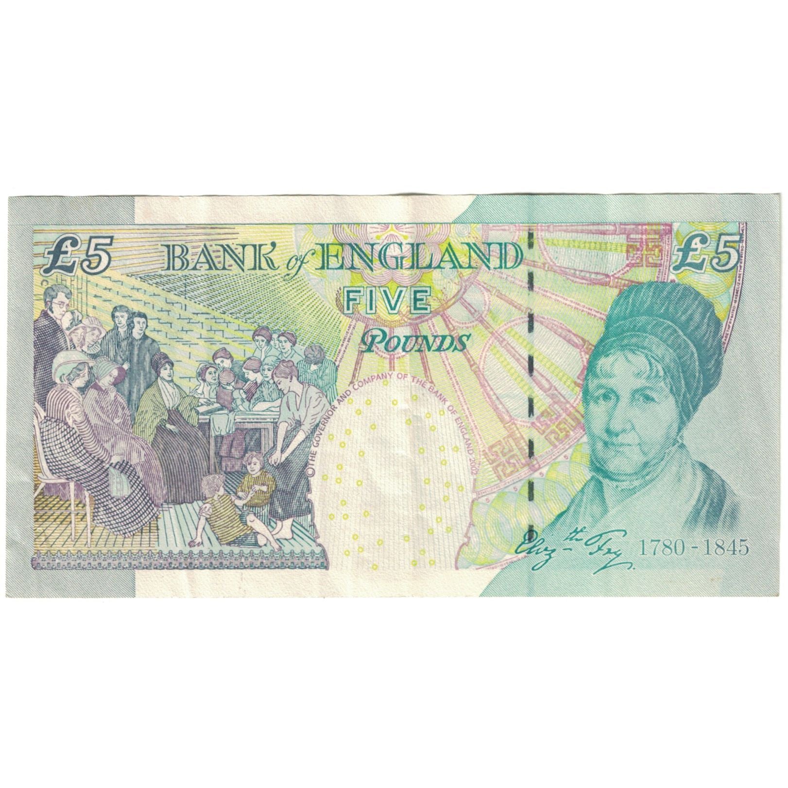 Billet, Grande-Bretagne, 5 Pounds, Undated (2004), KM:391c, TTB